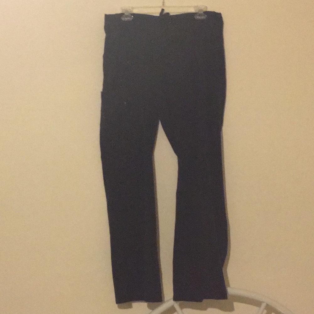 Jockey black drawstring scrubs. Size L.